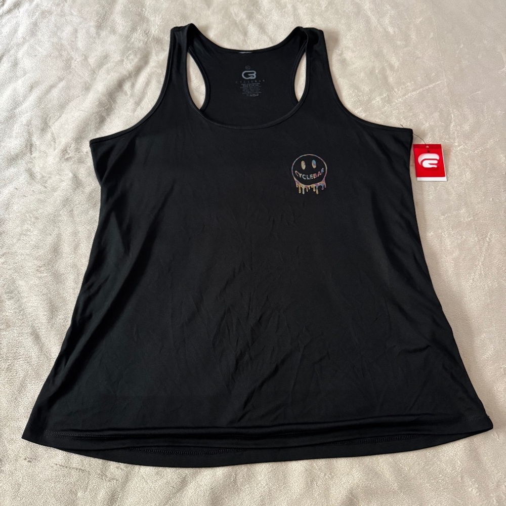 CycleBar Drip Smiley Sport Tank